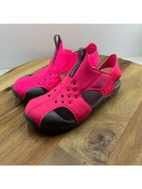 NEW Nike PS Sunray Protect 2 Hyper Pink/ Gray 943826-605 Girls Size 2Y